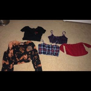 5 crop tops